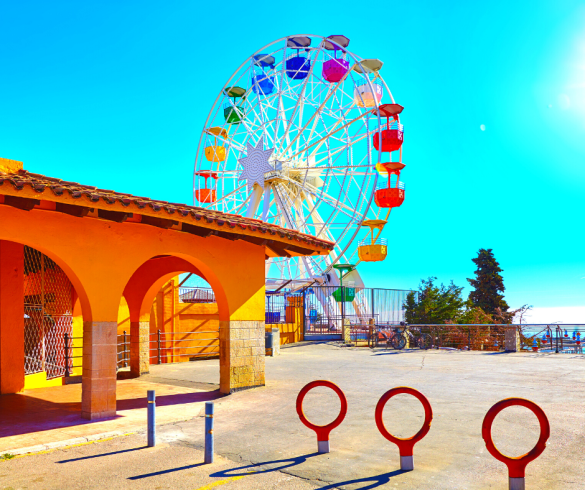 Barcelona met kinderen Tibidabo